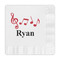 Musical Notes Embossed Decorative Napkins (Personalized)