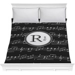 Musical Notes Comforter - Full / Queen (Personalized)