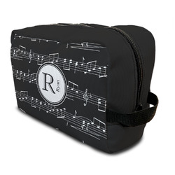 Musical Notes Toiletry Bag / Dopp Kit (Personalized)