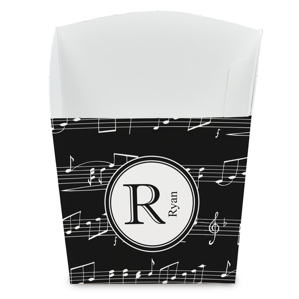 Custom Musical Notes French Fry Favor Boxes (Personalized)