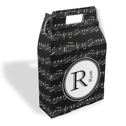 Musical Notes Gable Favor Box (Personalized)