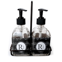 Musical Notes Glass Soap & Lotion Bottles (Personalized)