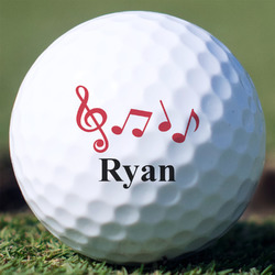 Musical Notes Golf Balls - Non-Branded - Set of 12 (Personalized)