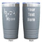 Musical Notes Gray Polar Camel Tumbler - 20oz - Double Sided - Approval