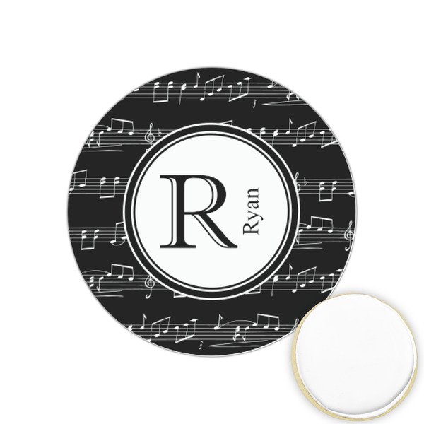 Custom Musical Notes Printed Cookie Topper - 1.25" (Personalized)