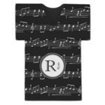 Musical Notes Jersey Bottle Cooler (Personalized)