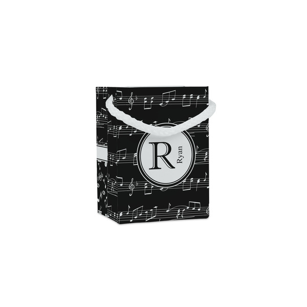 Custom Musical Notes Jewelry Gift Bags - Matte (Personalized)