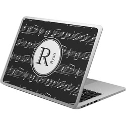 Musical Notes Laptop Skin - Custom Sized (Personalized)
