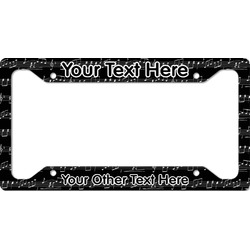 Musical Notes License Plate Frame - Style A (Personalized)