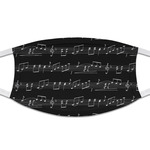 Musical Notes Cloth Face Mask (T-Shirt Fabric)