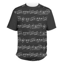 Musical Notes Men's Crew T-Shirt - X Large
