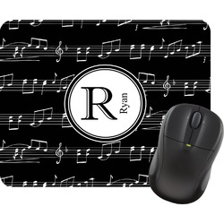 Musical Notes Rectangular Mouse Pad (Personalized)