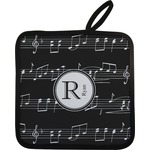 Musical Notes Pot Holder w/ Name and Initial