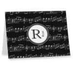 Musical Notes Note cards (Personalized)