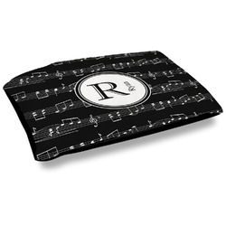 Musical Notes Outdoor Dog Bed - Large (Personalized)