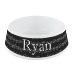 Musical Notes Plastic Dog Bowl - Small (Personalized)