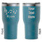 Musical Notes RTIC Tumbler - Dark Teal - Double Sided - Front & Back