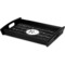 Musical Notes Serving Tray Black - Corner