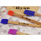 Musical Notes Silicone Brush - Blue - Lifestyle