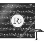 Musical Notes Square Table Top (Personalized)