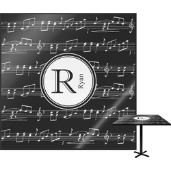 Musical Notes Square Table Top (Personalized)