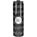 Musical Notes Stainless Steel Skinny Tumbler - 20 oz (Personalized)