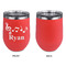 Musical Notes Stainless Wine Tumblers - Coral - Single Sided - Approval