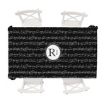 Musical Notes Tablecloth - 58"x102" (Personalized)