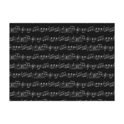 Musical Notes Large Tissue Papers Sheets - Lightweight