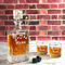 Musical Notes Whiskey Decanters - 26oz Rect - LIFESTYLE