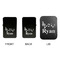 Musical Notes Windproof Lighters - Black, Double Sided, w Lid - APPROVAL