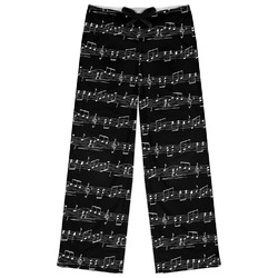 Musical Notes Womens Pajama Pants - XS