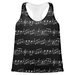 Musical Notes Womens Racerback Tank Top