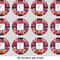 Abstract Music 1" Multipurpose Round Labels - Sheet