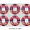 Abstract Music 3" Multipurpose Round Labels - Sheet