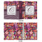 Abstract Music 3 Ring Binders - Full Wrap - 1" - APPROVAL