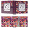 Abstract Music 3 Ring Binders - Full Wrap - 3" - APPROVAL