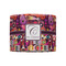 Abstract Music 8" Drum Lampshade - FRONT (Fabric)