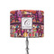 Abstract Music 8" Drum Lampshade - ON STAND (Fabric)