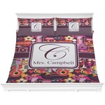 Abstract Music Comforter Set - King (Personalized)