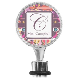 Abstract Music Wine Bottle Stopper (Personalized)
