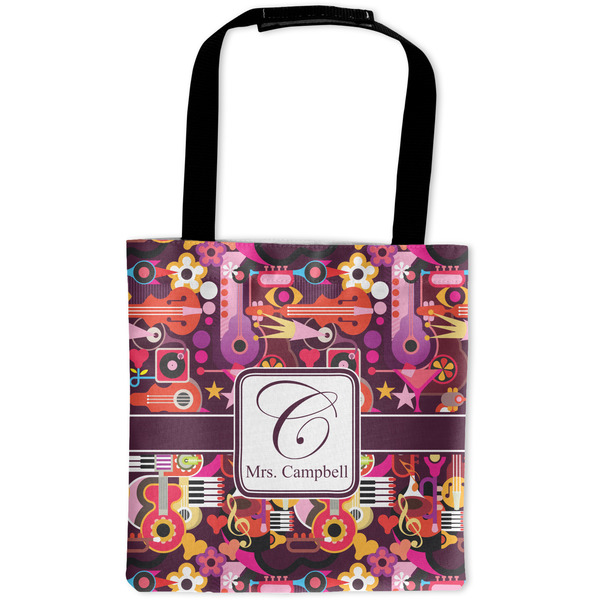 Custom Abstract Music Auto Back Seat Organizer Bag (Personalized)