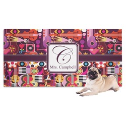Abstract Music Dog Towel (Personalized)