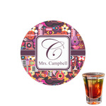 Abstract Music Printed Drink Topper - 1.5" (Personalized)