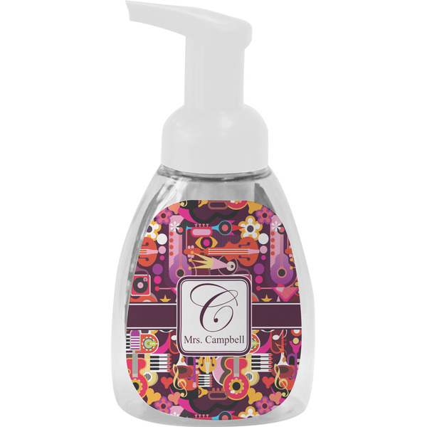 Custom Abstract Music Foam Soap Bottle (Personalized)