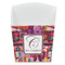 Abstract Music French Fry Favor Box - Front View