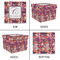 Abstract Music Gift Boxes with Lid - Canvas Wrapped - Large - Approval