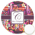 Abstract Music Printed Cookie Topper - 3.25" (Personalized)