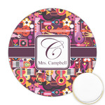 Abstract Music Printed Cookie Topper - Round (Personalized)