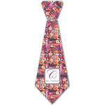 Abstract Music Iron On Tie - 4 Sizes w/ Name and Initial